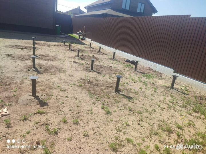 Винтовые сваи Фундамент Установка Подъем дома