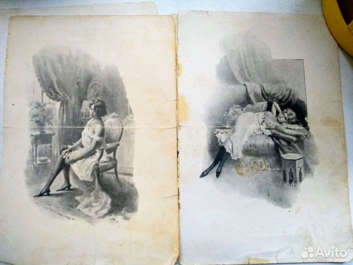 Вырезки из старых изданий Русского листка,винтаж