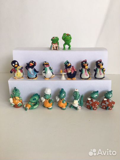 Киндеры 90-х: бегемоты, акулы, пингвины и др