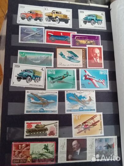 Заполненный альбом с марками СССР