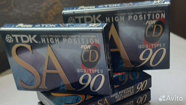 Аудиокассеты кассеты TDK SA 90 хром
