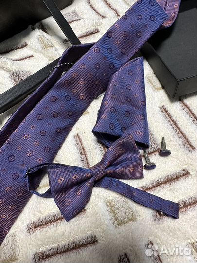 Гастук бабочка запонки