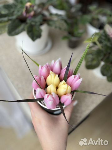 Мыло ручной работы букет из мыла