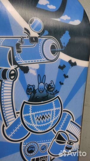 Flow micron 101 см, крепы burton