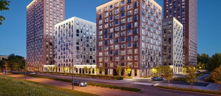 Квартира-студия, 29,6 м², 23/32 эт.