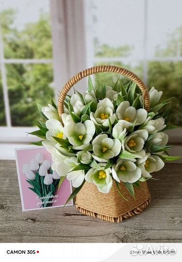 Букет из подснежников