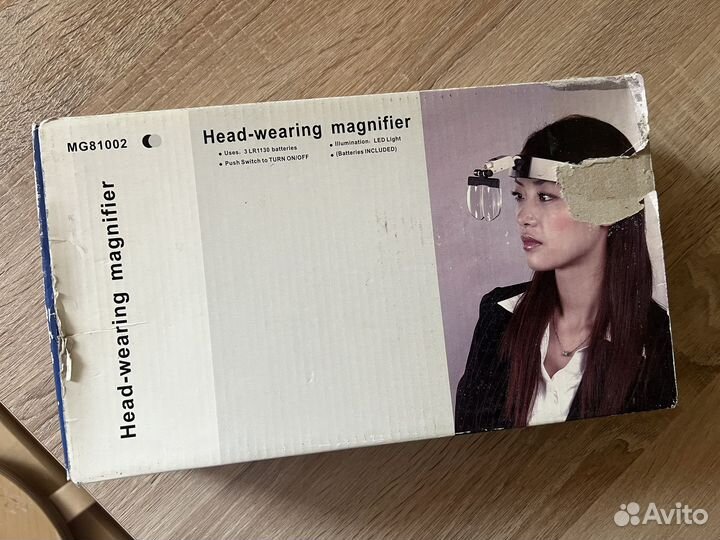 Лупа налобная бинокулярная MG81002