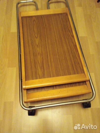 Столик сервировочный на колесах складной