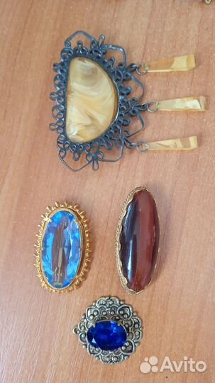 Серьги- броши.кольца ссср-винтаж