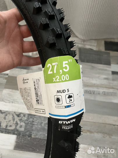 Покрышки для велосипеда B'twin Rockrider Mud 5