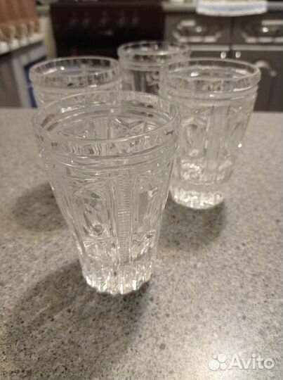 Стаканы хрусталь 6 шт