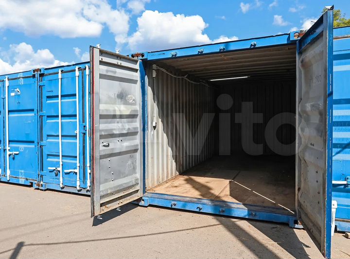 Склад, морской контейнер 15м²