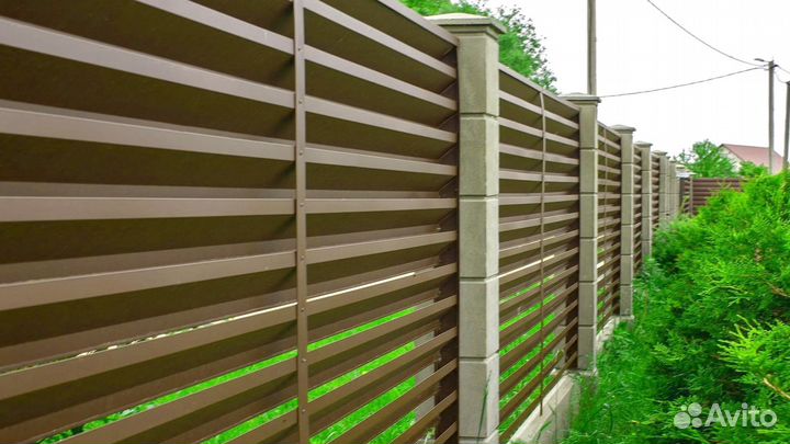 Заборы жалюзи с доставкой