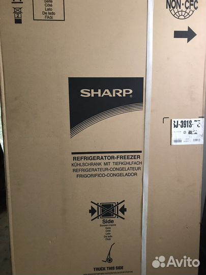 Холодильник sharp sj-391s-be