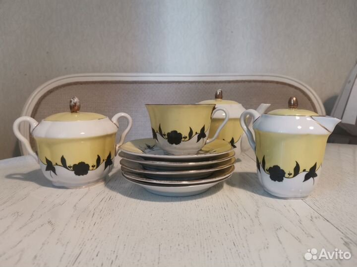 Чайный сервиз лфз антиквариат