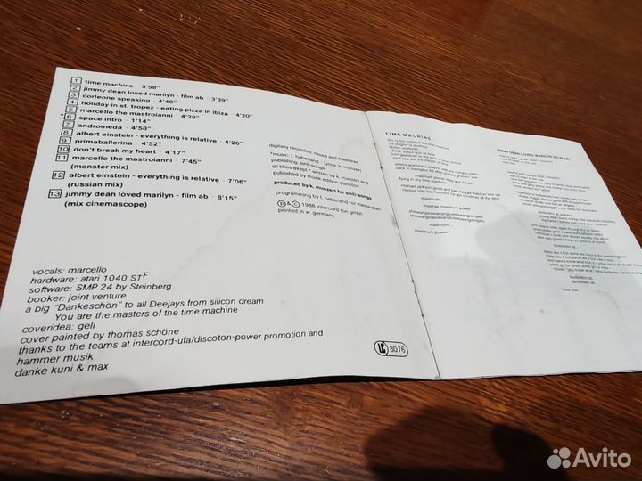 Cd silicone dream time machine