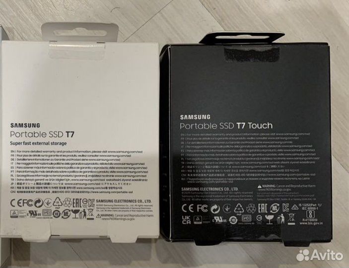 Портативный SSD Samsung T7 и T7 Touch