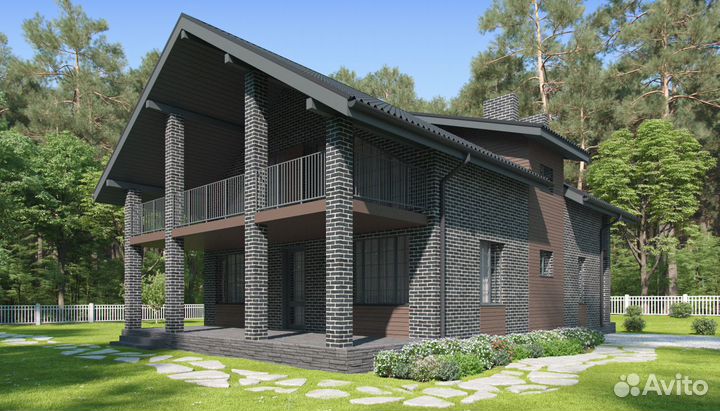 Проекты домов для ипотеки и строительства - 260 м2