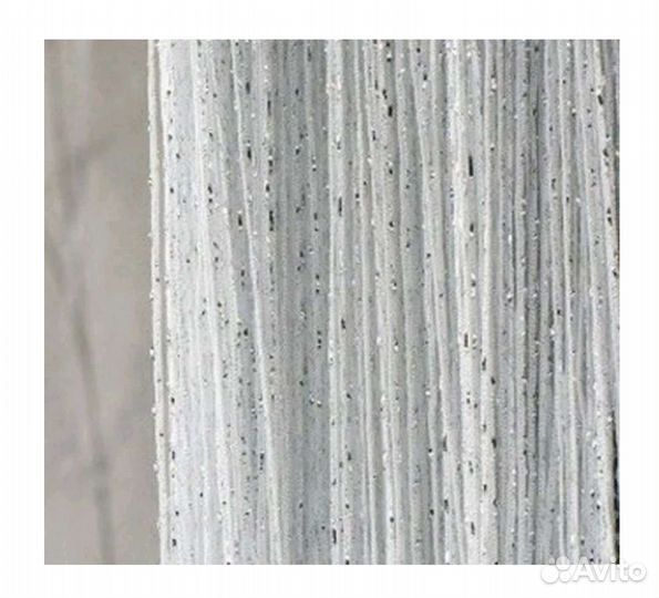 Штора кисея с люрексом