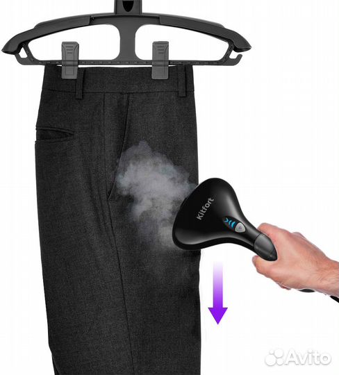 Отпариватель ручной Kitfort кт-9116 1500Вт черный