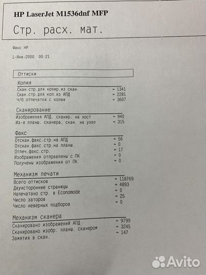 Форматер hp m1536 CE544-60001