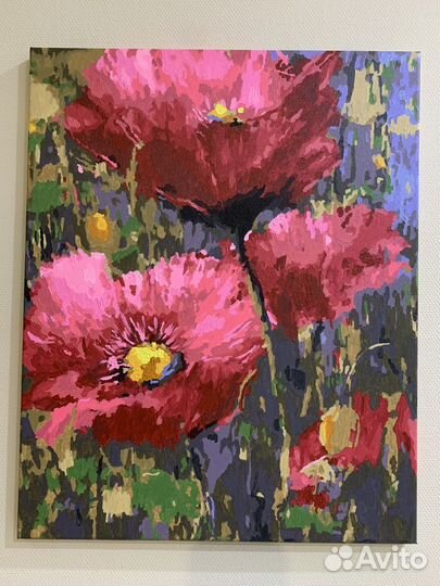 Картины на холсте в подрамнике 40*50 Акрил