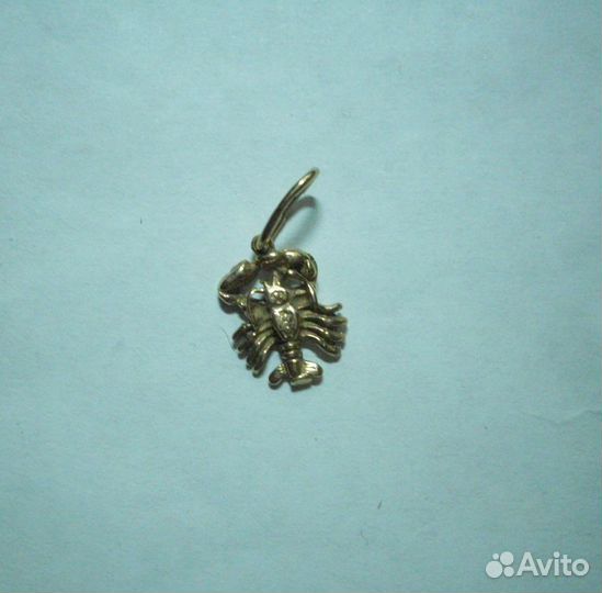 Золотая и серебряная подвеска со знаками зодиака