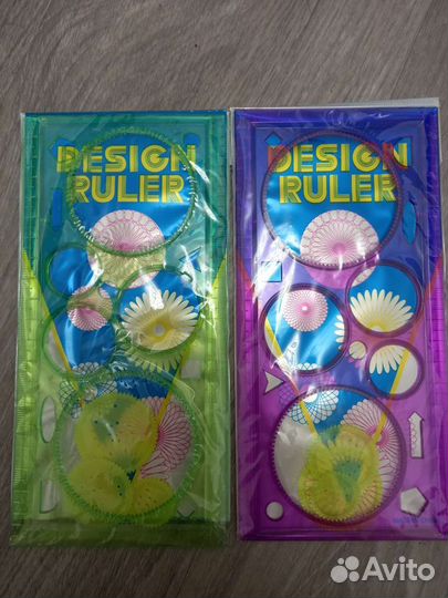 Линейка спирограф набор