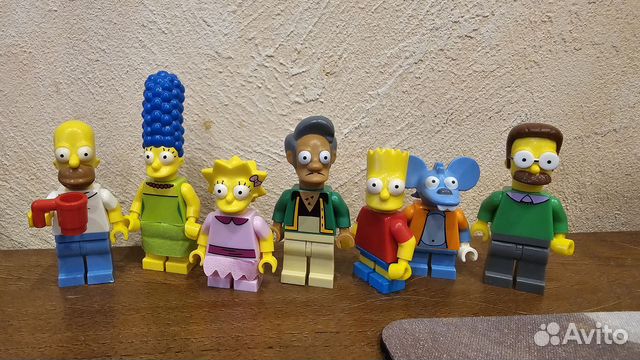 Lego Simpsons minifigures купить в Москве | Личные вещи | Авито