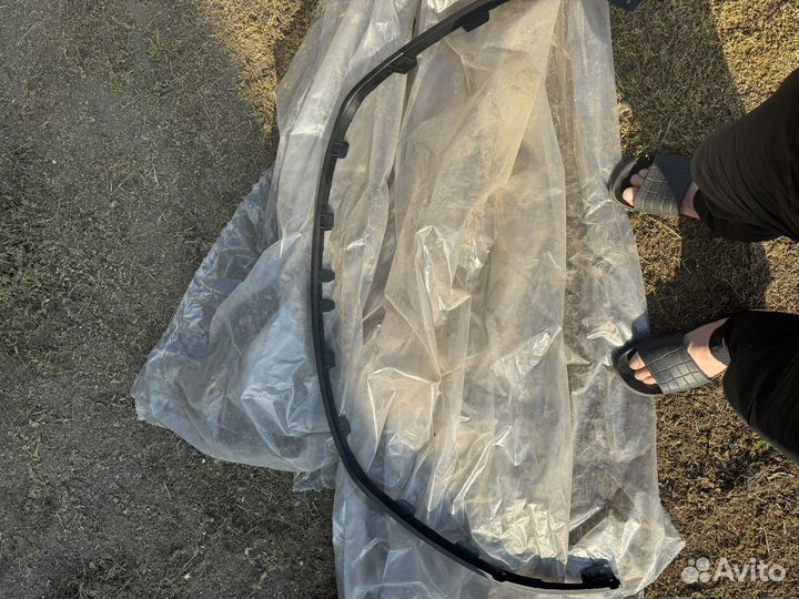 Губа(юбка) пер. бампера (рестайл) chevrolet cruz