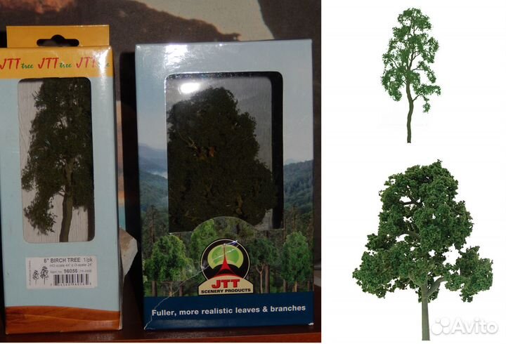 Модели, деревья, материалы для макетов, диорам