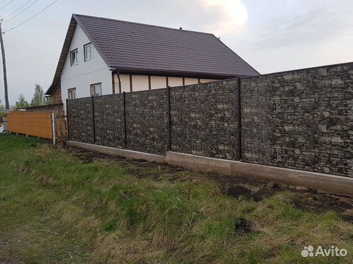 Профнастил под камень