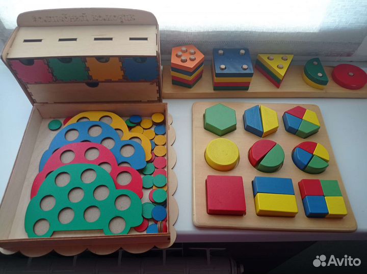 Развивающие деревянные игрушки