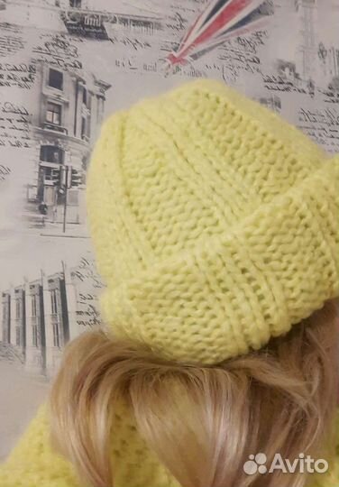 Шапка и снуд женский