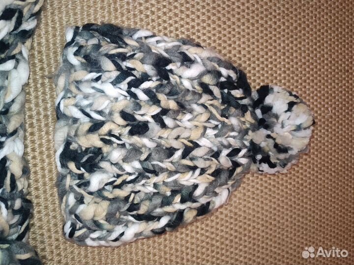 Шапка и снуд новые на ог 54-56 до 58