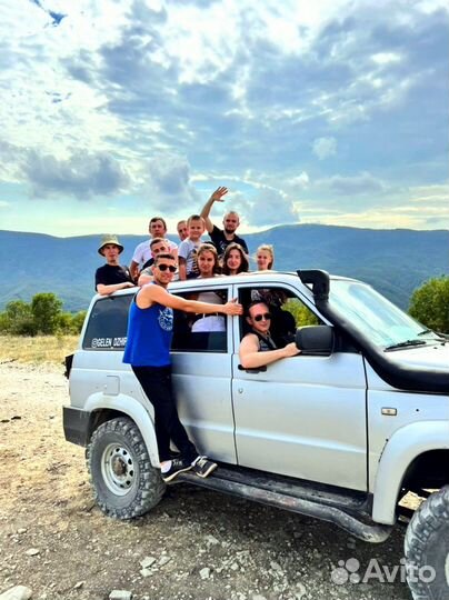 Джиппинг в горы, дольмены, водопады, экскурсия