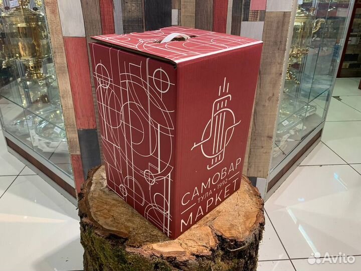 Чайник большой 2,5 л на ножке, медный