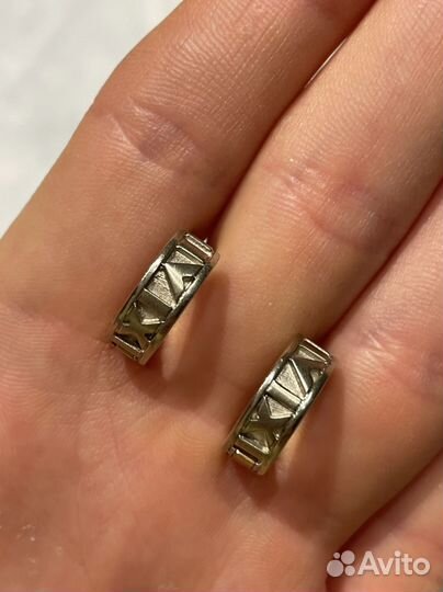 Золотые двусторонние конго в стиле Тиффани