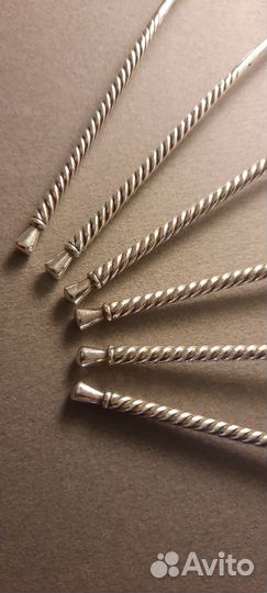 Ложки чайные мельхиор 6 шт СССР