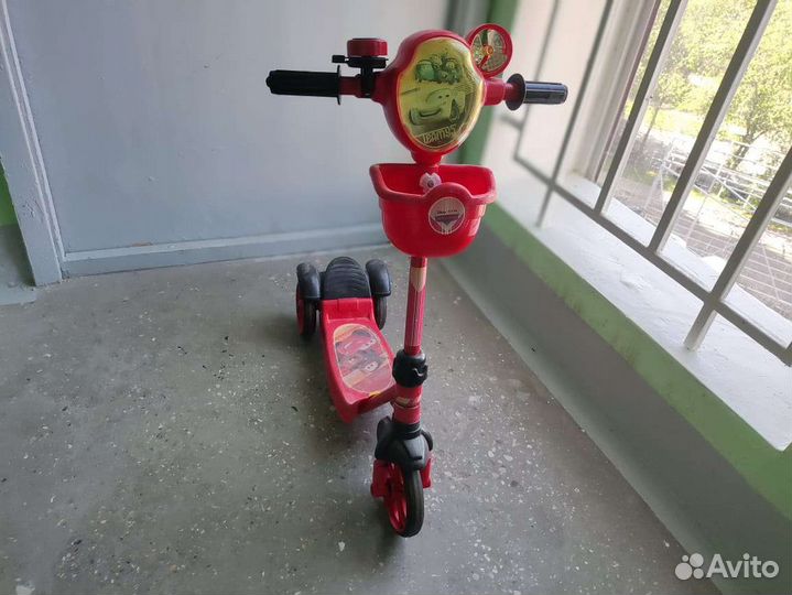 Самокат детский трехколесный бу