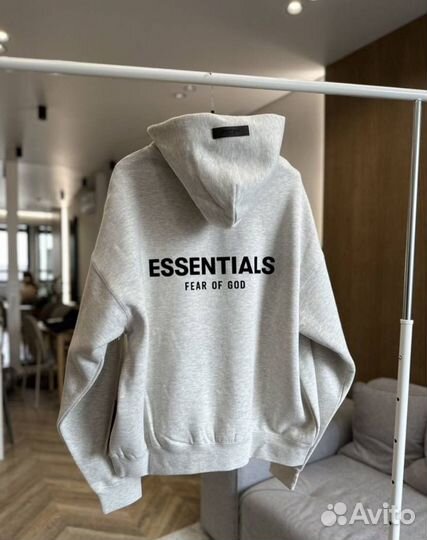 Essentials худи Молочное Оригинал