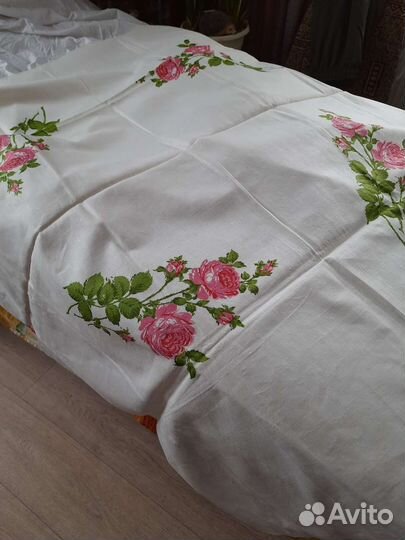 Скатерть лен СССР новая