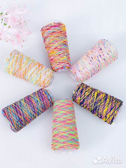 Пряжа для вязания узелковый люрекс - шишибрики