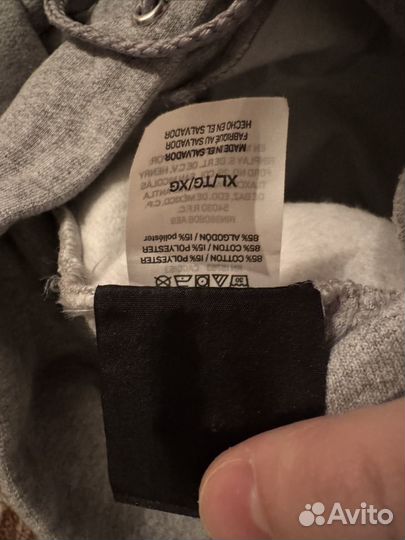 Худи thrasher серое