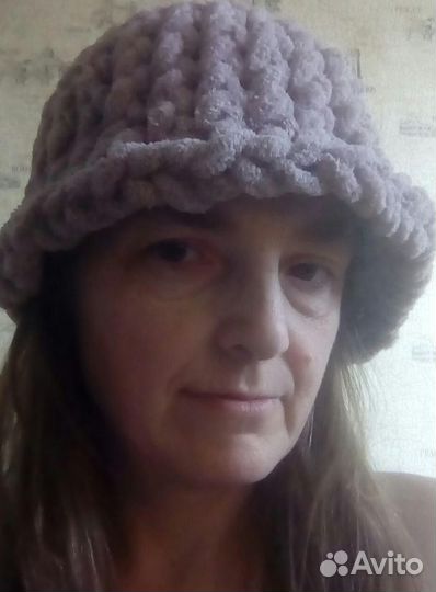 Шляпа женская вязаная