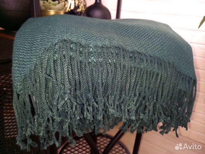 Hm home, Плед покрывало с кисточками, новое