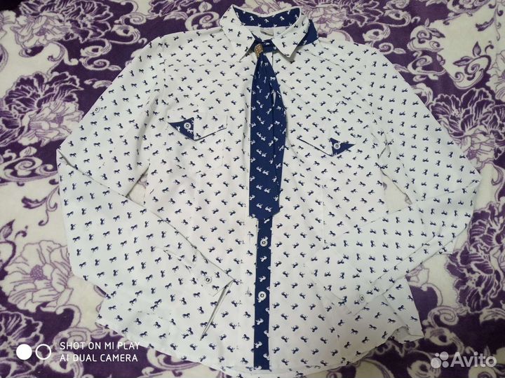 Блузка для девочки школьная