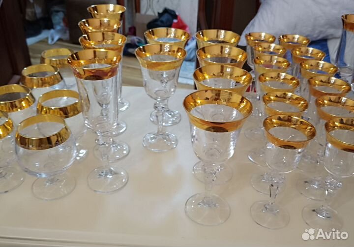 Фужеры,Bohemia, весь набор 30шт