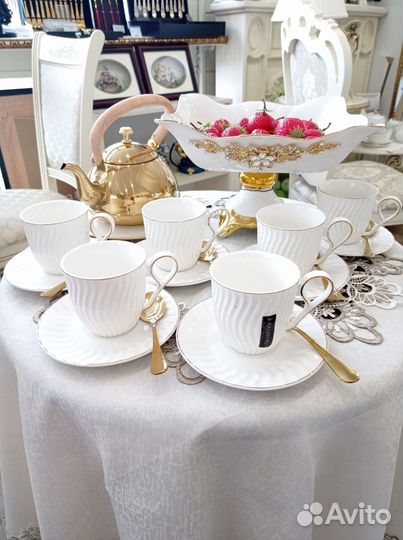 Набор Balsford из 6 пар чашек и блюдец d. 15см