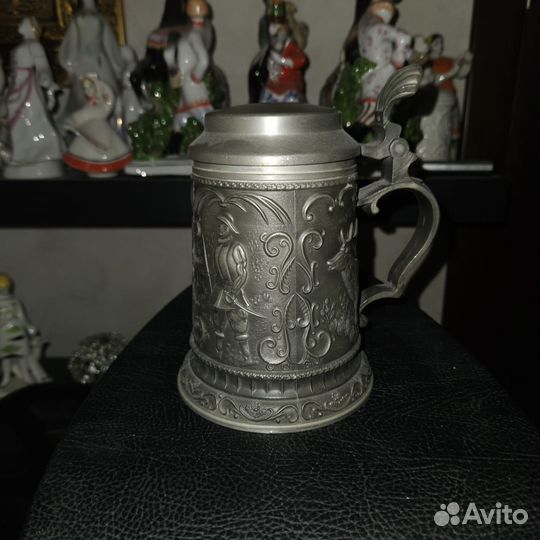 Кружка пивная олово Германия 2